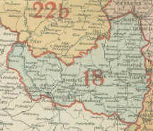 Die Postleitzahl '18' galt für Rheinhessen nur vom 1. April bis Anfang November 1946 - seit 1943 '16', danach (22b) bis 1961