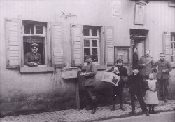 Postagentur in Gundersheim während des Ersten Weltkrieges